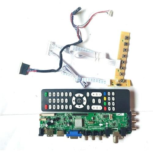 For LP133WD2-SLB1/SLB2 N133FGE-L31/L41 DVB digital 40Pin HDMI-Compatible VGA USB AV TV 3663 LVDS 1600*900 LCD Controller board