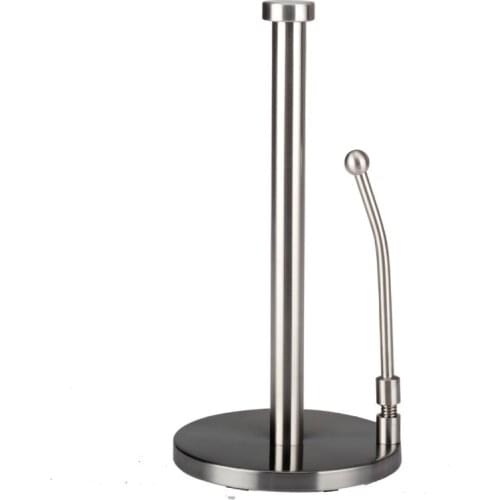 Stainless Steel Standing Tissue Holder One-Handed Tear Perfect Modern Design For Kitchen Keeps Kitchens Paper Towel Holder New