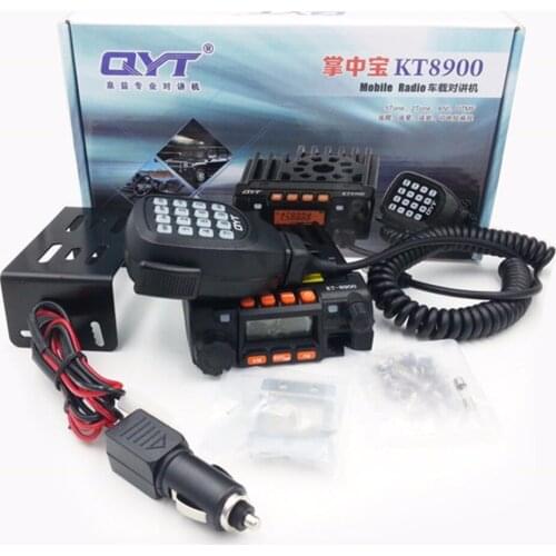Mini Walkie Talkie QYT-KT8900 Dual Section High Power Car Station Walkie Talkie UV Wireless Mini Radio