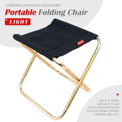 Portable Folding Camping Chair Lightweight Picnic Fishing Chair Foldable Aluminium Cloth Outdoor Portable Beach Chair Outdoor Fu