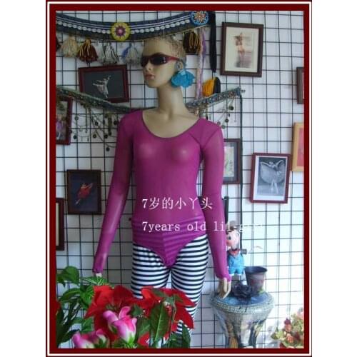 Transparent Thin Elastic Force Mesh Connect The Clothes Of Body CQ73 94