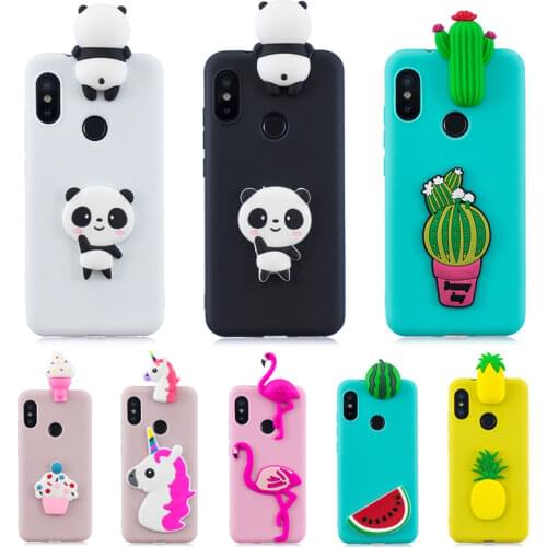3D Unicorn Panda Cactus Silicon Cover Funda For Redmi 9C 9A 8A 7A Redmi 9 8 Note 10 9 8 7 5 Pro 4 X 6A Note 9S 10S 8T Case Coque