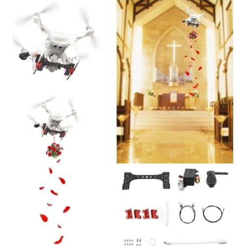 Phantom 4 Air-Dropping Thrower System for Deliver Remotely Celebration Wedding Gifts Rescue for DJI Phantom 4 /4 Pro/4 Pro V2.0
