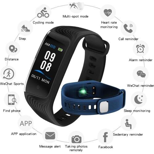 S6 Smart Watch Blood Pressure Fitness Bracelet IP68 Waterproof Bussiness Watch Heart Rate MonitorMen Women Sports Smartwatch