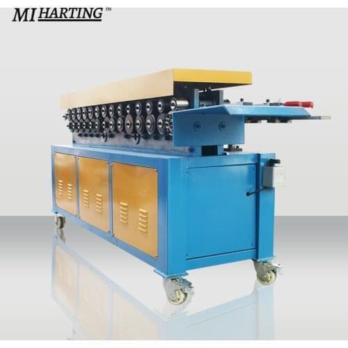 T15 1.5mm Galvanized Sheet Metal Flange Machine duct TDF flange forming machine for HVAC duct flange clip making