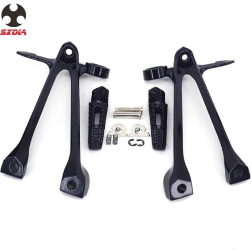 Motorcycle Rear Footrest Rear Footpegs Foot Peg Rests Pedals For HONDA GSXR1000 2009-2010
