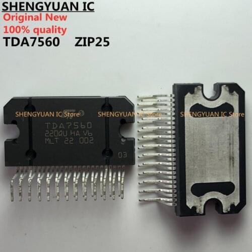 1 pcs/lot TDA7560 TDA 7560 ZIP25 4 x 45W QUAD BRIDGE CAR RADIO AMPLIFIER PLUS HSD 100% new imported original 100% quality
