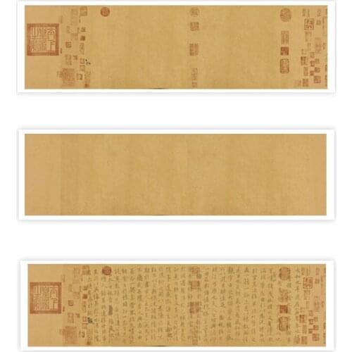 10pcs Retro Lan Tingxu Calligraphy Xuan Paper Lan Tingxu Rice-paper Chinese Half Ripe Rice Paper Batik Xuan Paper Papel Arroz