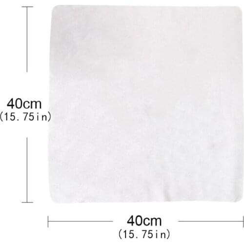 2PCS 40x40CM Water Absorbent Suede Deerskin Towel Clean Cloth LP Vinyl Records 95AF