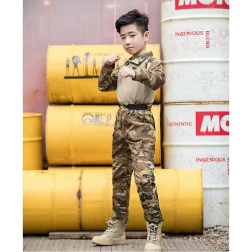 2021 Game Combat Uniform Cs Paintball Equipment Children Military Uniform Multicam Special Forces Army Costume Hot