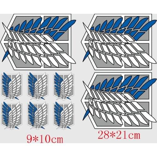 9pcs Japanese Wings of Liberty Iron On Transfer Vinyl Heat Transfer Patches Sets 3D Diy Thermo Stickers On Wings of Liberty