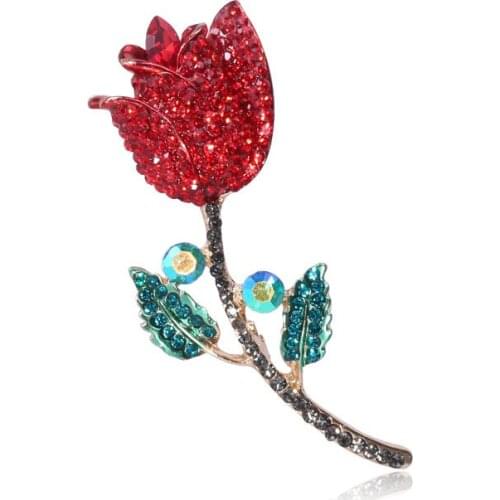 Europe and the United States the new hot style set auger rose brooch joker clothing accessories pin factory direct sale