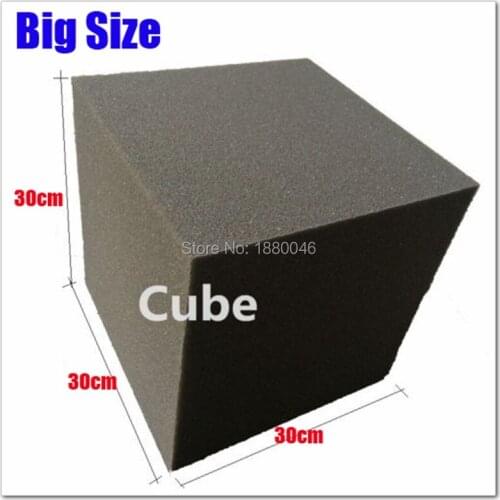 Black 4pcs 30*30*30cm Soundproof foam/acoustic foam acoustic panel Acoustic Cube Foam Studio Foam in Corner Wall