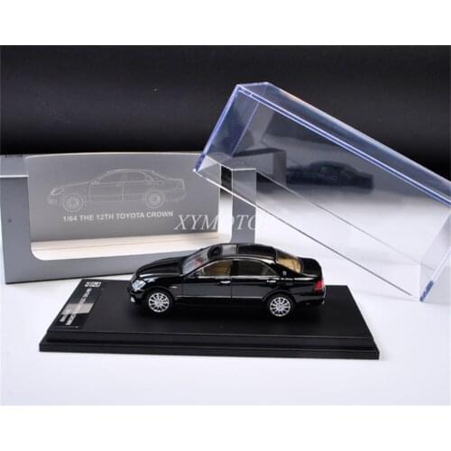 Dcm 1:64 For Toyota CROWN 12th generation Metal Diecast Model Car Kids Gifts Black/White Collection Display Ornaments