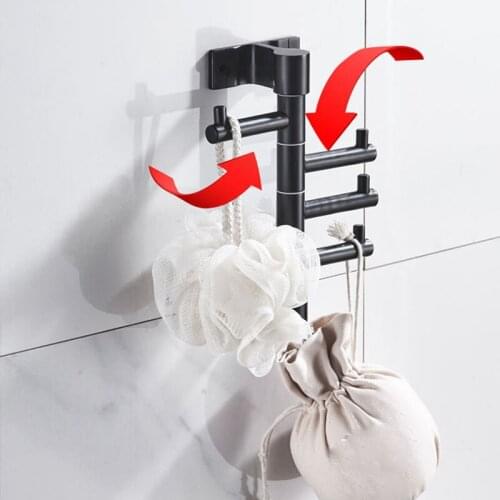 Storage Holders Racks Strong Adhesive Wash Cloth Clip Rotatable Home Improvement Bath Room Kitchen Supplies Storage Towel Rack