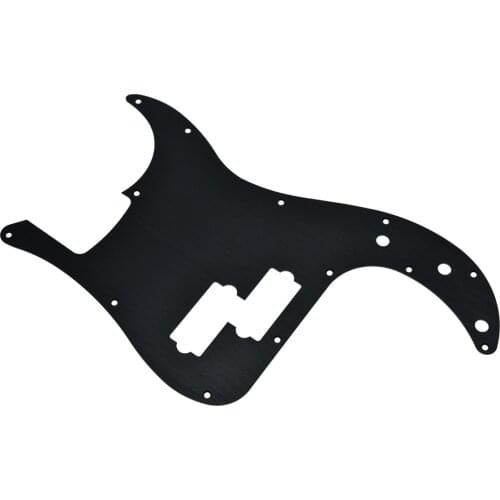 Dopro 13 Hole Modern-Style Metal Aluminium Anodized Precision Bass P Bass Pickguard Fits American Fender P Bass Silver