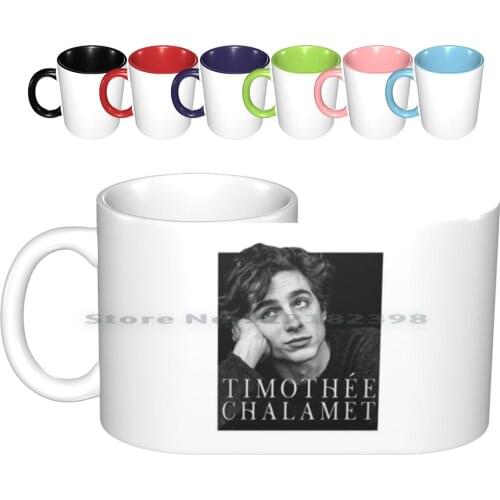Timothée Chalamet Actor Call Me By Your Name Ceramic Mugs Coffee Cups Milk Tea Mug Timothee Chalamet Thimothée Actor Elio Call
