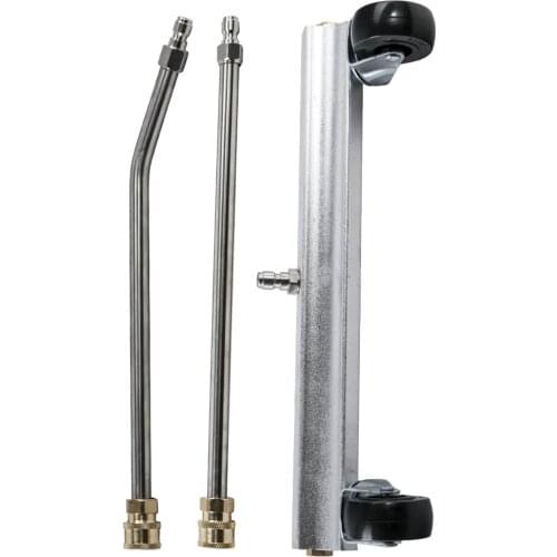 1 Set Pressure Washer Undercarriage Cleaner Under Car Wash with 45 Degree Angled Wand Stainless Steel Cold Water Pressure Washer