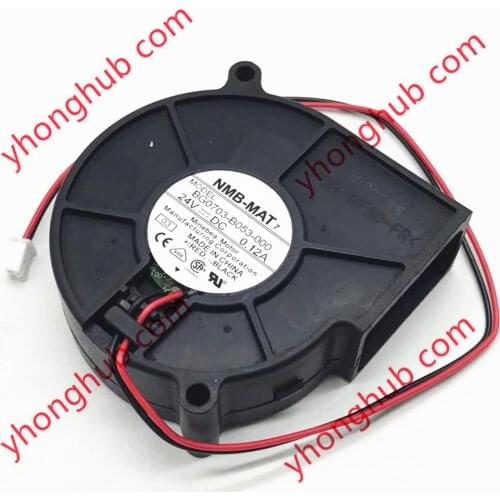 NMB-MAT BG0703-B053-000 03 Server Cooling Fan DC 24V 0.12A 75x75x30mm 2-wire