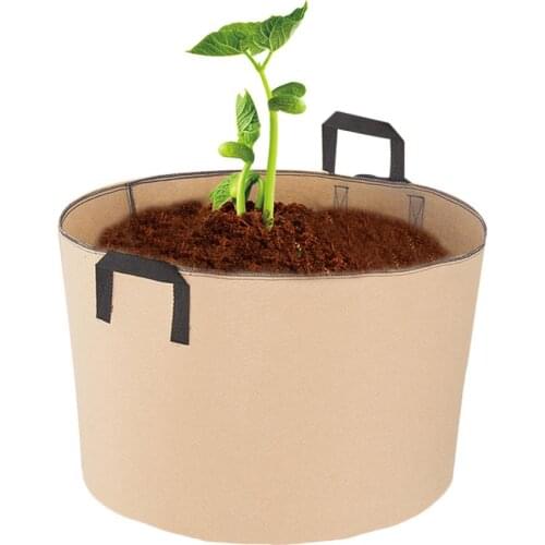 20 Gallons Plant Grow Bags, Breathable Soft-Sided Nonwoven Fabric Pots with Strap Handles for Nursery Garden and Planting Grow