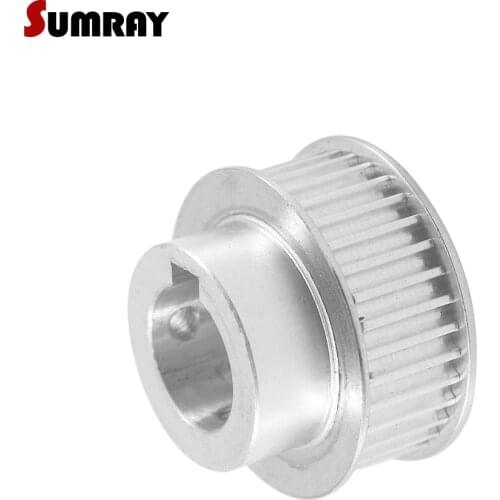 SUMRAY 3M 38T Keyway Timing Pulley 8/10/12/12.7/14/15/16/17mm bore keyway diameter 3/4/5mm 11/16mm width Tooth Belt Pulley
