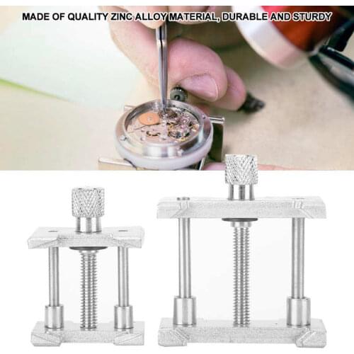 2Pcs Universal Watch Movement Holder Clamp Hardness For Holding Clamping Watch Movement Watch Repairing Tool For Watchmakers