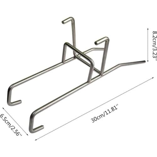 Stainless Steel Bee Honey Bucket Rack Holder Beekeeping Tool 11.8 Inch Beekeepers Easy Pour Honey Farm Bee Honey Bucket Stand