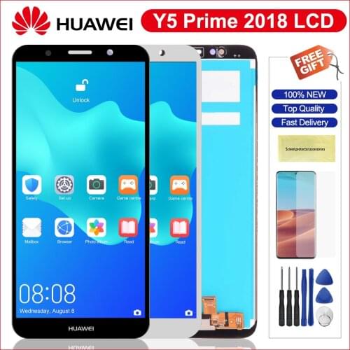 5.45" Lcd For Huawei Y5 Prime 2018 LCD Display Touch Screen Panel Digitizer Replacement For Huawei Y5 2018 Lcd Display
