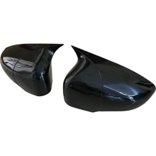 1 double Wing Rearview Mirror Cover Side For Seat Leon Mk2 2009-2012 Case Bright Rear View Car Accessories Frame car Set