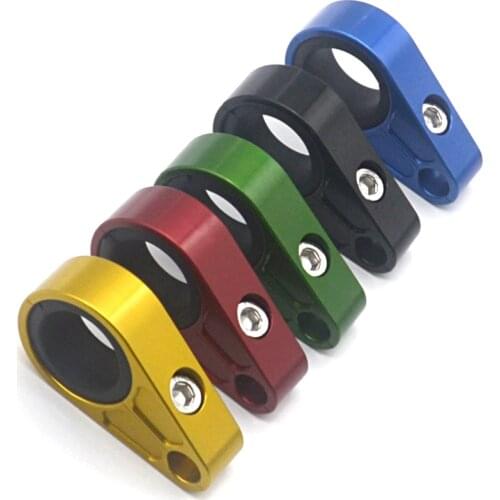 1 pair Motorcycle 1'' 25mm Handlebar Clutch Cable Brake Line Holder Clamp For Honda Suzuki Kawasaki Yamaha for Harley