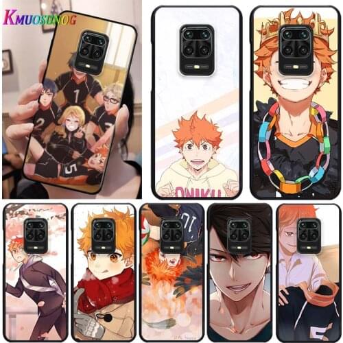 Anime Volleyball for Redmi K30i K30 9T K30T K30S K20 10X 9i 9AT 9A 9C 9 5G 4G Pro Ultra Prime Black Phone Case