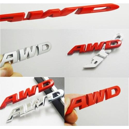 3D 'AWD' Logo Car Front Grille Car Emblem universal 2016 NEW