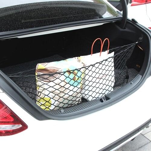 Car Trunk Rear Storage Cargo Luggage Nylon Elastic Mesh For Volkswagen Polo Passat For VOLVO XC60 V60 For Peugeot 508 307 2008