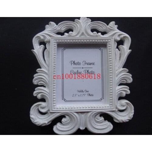 Free Shipping European style White Baroque Wedding Photo Frame Placecard Holder Party supplies wedding favors,220pcs/lot