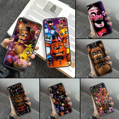 SFM fnaf animatronics Anime Phone case For Xiaomi Mi Max Note 3 A2 A3 8 9 9T 10 Lite Pro Ultra black fashion cell cover 3D funda