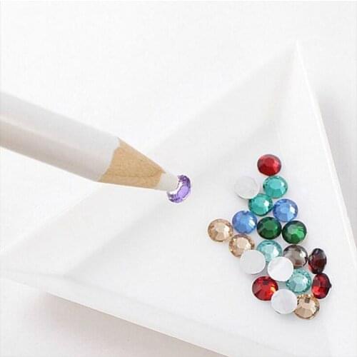 Nail Design Dotting Pen Wax Pen Rhinestone Picker Diamond Painting Tools Nail Art Tools Wax Pencil for Crystals Manicure