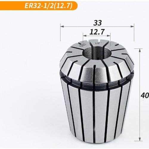 ER32-12.7mm,1pcs,Freeshipping CNC Machine Milling Cutter Collet,Tungsten Steel Solid carbide End Mill Accessory,Fastening tool