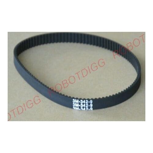 HTD 3M, Timing Belt, Closed-loop, 342mm length, 114 teeth, 6mm width