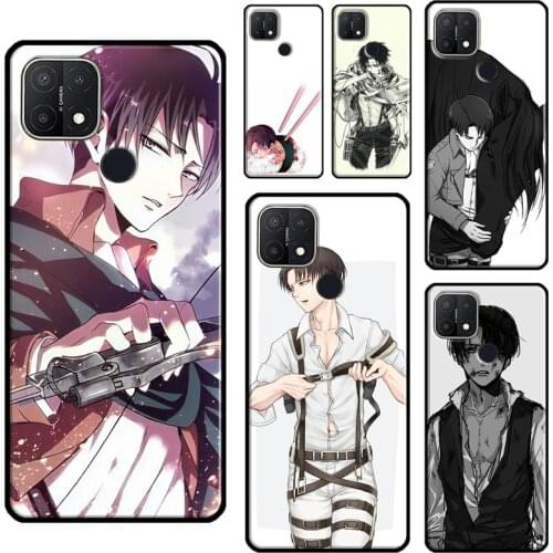 Levi Ackerman Attack On Titan For OPPO A15 A91 A83 A1K A3S A5S A5 A9 A31 A53 2020 A52 A72 Reno 4 Pro 2 Z F7 Phone Case