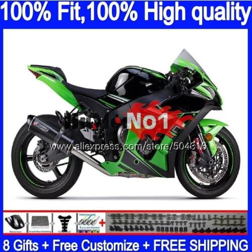 OEM Injection For KAWASAKI ZX-10R ZX1000 ZX10R 16 17 18 19 Black Green 85MC.99 ZX 10 R ZX 10R 1000 2016 2017 2018 2019 Fairing