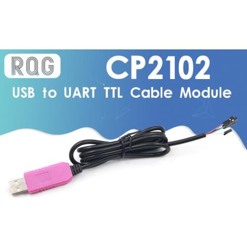 Original 1M CP2102 USB To UART TTL Cable Module 4 Pin 4P Serial Adapter Download Cable Module For Win10 For Arduino Raspberry Pi