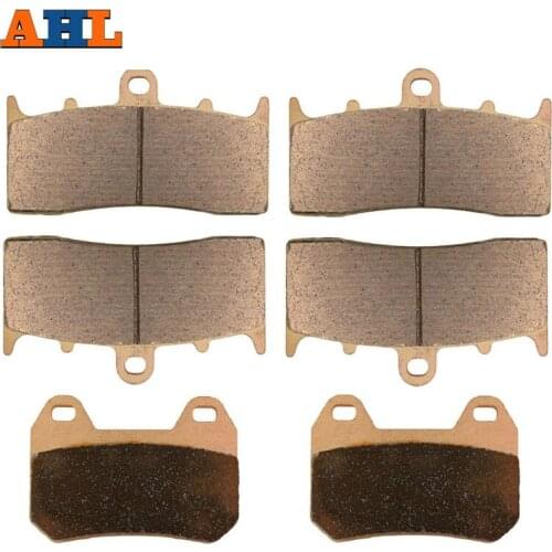 Motorcycle Front and Rear Brake Pads for BMW K1200LT K 1200 LT (Evo Integral ABS) 2000-2009 Sintered Brake Pads