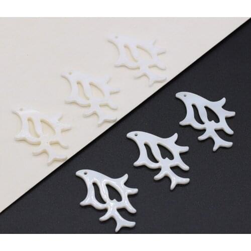 Natural Shell Bead Pendant Necklace Accessories Mother Of Pearl Shell Beading Charms For Jewelry Making Bracelet Earrings DIY