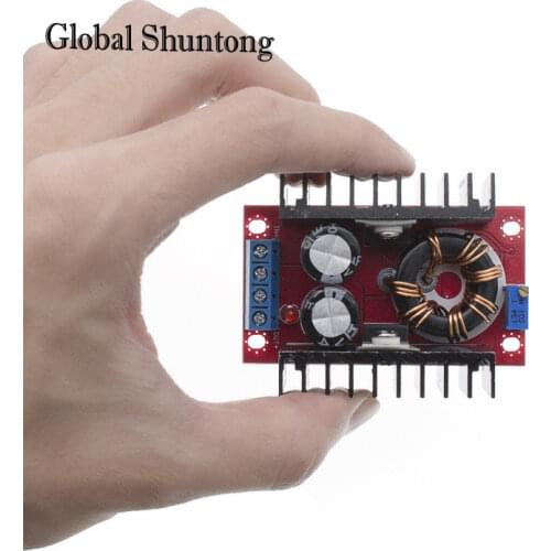 10-30V To 12-35V Step Up CV CC 150W 10A DC DC Boost Converter Car Power Supply LED Driver Charger Adjustable Voltage Regulator