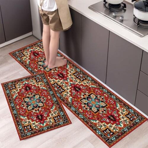Kitchen Mat Cheaper Anti-slip Modern Area Rugs Living Room Balcony Bathroom Printed Carpet Doormat Hallway Geometric Bath Mat