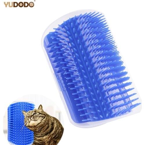 Catnip Cat Toys Self Groomer Hair Removal Brush Wall Corner Message Grooming Dog Cats Comb Pet Supplies
