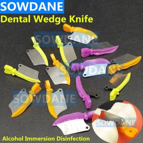 Dental Wedge Knife Teeth Gap Orthodontic Assisted Occlusion Tool Dental consumables materials protector Interdental refill