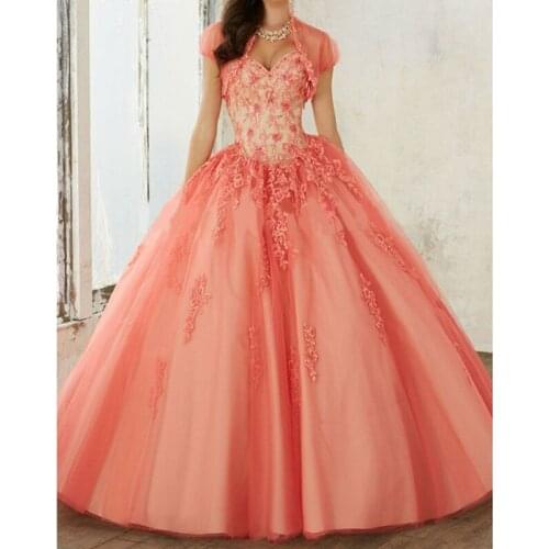 Vestidos Debutante Dark Rose Red Beaidng Sweet 16 Dresses Quinceanera Dresses Ball Gown For Birthday Paty Vestido Para 15 Anos