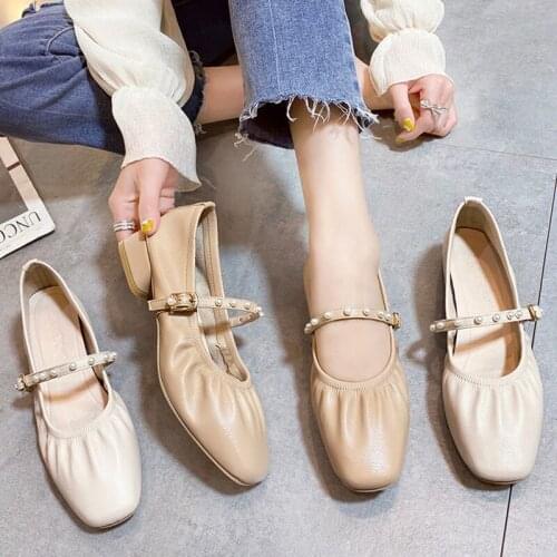 Shoes Women Heels Shoes Female 2021 Spring New Flat Shoes Chaussure Femme Zapatos Mujer