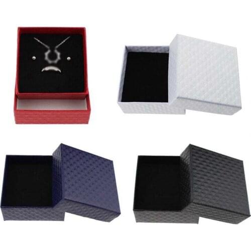 1PC Packing Box Ring Necklace Earring Bracelet Paper Bag Jewelry Gift Boxes
